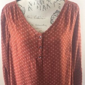 NWT UNIVERSAL THREADS BOHO BLOUSE W/BALLON SLEEVES